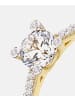 Vanlere Verlobungsring aus 375 Gelbgold mit Zirkonia