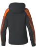 erima Trainingsjacke "Evo Star Kapuzensweat" in Schwarz
