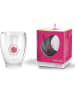 Creano 6er Set Thermoglas "Blume des Lebens" - Glas 250ml