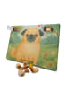 Mr. & Mrs. Panda Weihnachtskalender für Hunde Mops Design ohne S... in Weiß