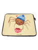 Mr. & Mrs. Panda Laptop Tasche Spinne Agathe Kaffee ohne Spruch in Gelb Pastell