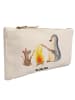 Mr. & Mrs. Panda Schminktasche Pinguin Lagerfeuer ohne Spruch in Weiß