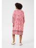 Cream Kimono CRFippe Oversize fit in Begonia Pink Flower