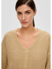 s.Oliver BLACK LABEL Strickpullover langarm in Braun