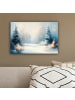 MuchoWow Leinwand Bilder Winterwald