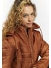 myMo Damen Leicht Wattierte Jacke in Hellbraun