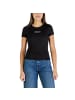 Tommy Hilfiger Schwarz Recycelte Baumwolle T-Shirt