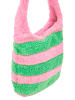 FELIPA Handtasche in Pink Grün