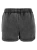 Urban Classics Urban Classics Damen Ladies Stone Washed Shorts in black