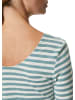 Marc O'Polo Streifen-T-Shirt regular in multi/ soft teal