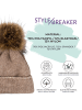 styleBREAKER Bommelmütze in Altrose