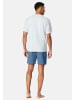 Schiesser Schlafanzug Comfort Nightwear in Hellblau