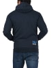!SOLID Kapuzensweatjacke SDBenn High Neck Zip-Hoodie in Dunkelblau