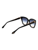Ana Hickmann Sonnenbrille Katzenauge Schwarz
