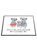 Mr. & Mrs. Panda schreibtischmatte Koala Familie mit Spruch in Weiß