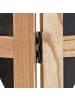 Homestyle4u 3-tlg. Paravent in Braun 120x170