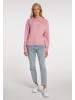 myMo Damen Strickpullover in Rosa Melange