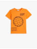 KOTON T-shirt in Orange