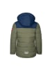 Trollkids Winterjacke "Gryllefjord" in Marine/Dunkle Olive/Kalte Minze