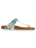 Dogo Lila Zehentrenner Sandalen - Somewhere in Time in Mehrfarbig