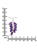 Rafaela Donata Kette mit Anhänger Sterling Silber Amethyst in silber