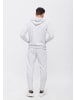 Tom Barron Jogginganzug mit Label-Print in grau