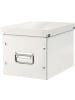 Leitz Archivbox Click & Store Cube M Hartpappe weiß
