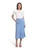 Betty Barclay Jeansrock mit offenem Saum in Light Blue Denim