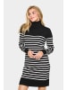 SAINT TROPEZ Kleid MilaSZ Fitted in Black Ice Stripe