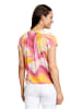 Betty Barclay Printshirt mit Gummizug in Rosé/Yellow