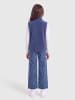 KIDS ONLY Teddyfell Weste in Blue Indigo