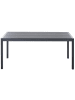 Beliani Esstisch VERNIO in Schwarz - (W) 90 x (H) 76 x (L) 180 cm