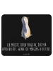 Mr. & Mrs. Panda Maus-Pad Pinguin mHerzieren mit Spruch in Schwarz