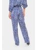 SAINT TROPEZ Casual Hose ImenaSZ Lockere Passform in Midnight Sail Paisley