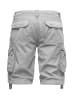 EGOMAXX Cargo Shorts Bermuda mit Taschen in Hellgrau