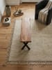 KADIMA DESIGN Esszimmerbank 140x40x45,5 cm Massivholz / Metall mit