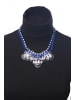 collezione alessandro Statementkette " Gloria " in blau