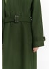 DreiMaster Damen Übergangsmantel Aus Wollgemisch in Dunkelgrün