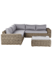Beliani Kissenbezug PALERMO in Grau - (W) 143 x (H) 9 x (L) 79 cm