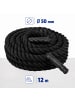 relaxdays Battle Rope in Schwarz - (L)1200 x Ø 5 cm