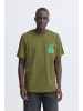 BLEND Rundhalsshirt BHSun in Dunkelgrün