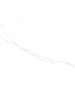 Butlers LED-Lichterkette STAR LIGHTS in Silber
