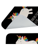 Mr. & Mrs. Panda Badeteppich Einhorn Happy mit Spruch in Schwarz
