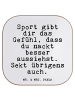 Mr. & Mrs. Panda Getränkeuntersetzer Sport gibt dir das... mit S... in Weiß