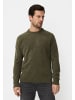 Camel Active Pullover mit Rundhalskragen in Waldgrün