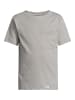 New Life T-Shirt TEE - CREW NECK PATCH POCKET in grau