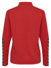 Hummel Halbreißverschluss Sweatshirt Hmlauthentic Damen in TRUE RED