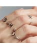 Luxenter Ring Alphabet aus 925er Sterlingsilber  verstellbar ALPHABET-Alphabet silver