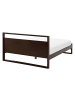 Beliani Doppelbett GIULIA in Braun - (W) 165 x (H) 86 x (L) 213 cm