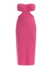faina Damen Midikleid Mit Cut-Outs in Pink